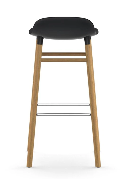 Taburete Form Roble Negro 75 cm