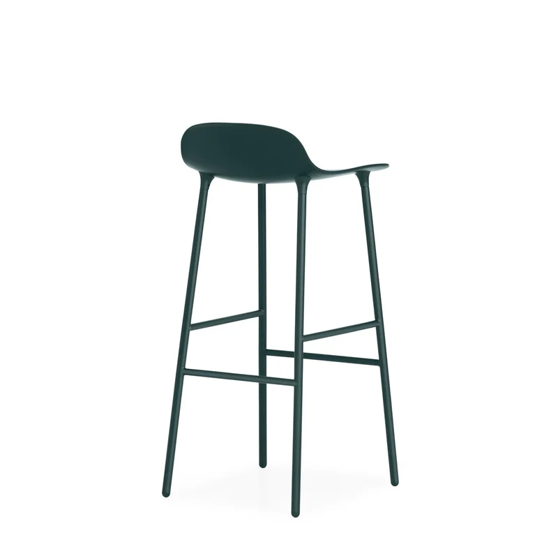 Taburete Form Acero Verde 75 cm