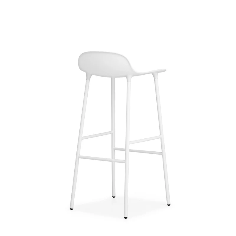 Taburete Form Acero Blanco 75 cm