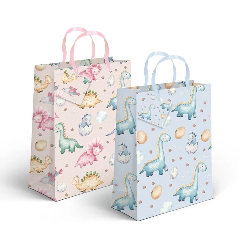 BOLSA PAPEL L DINOS