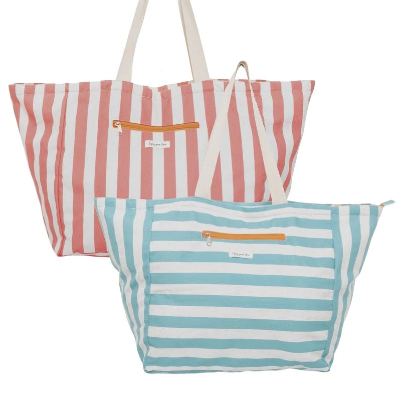 BOLSA PLAYA CON CREMALLERA FLUOR TAMARIU