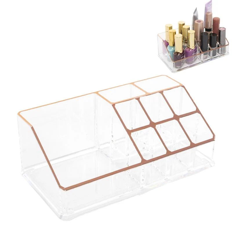 ORGANIZADOR COSMETICOS 9 DPTOS. COBRE 2