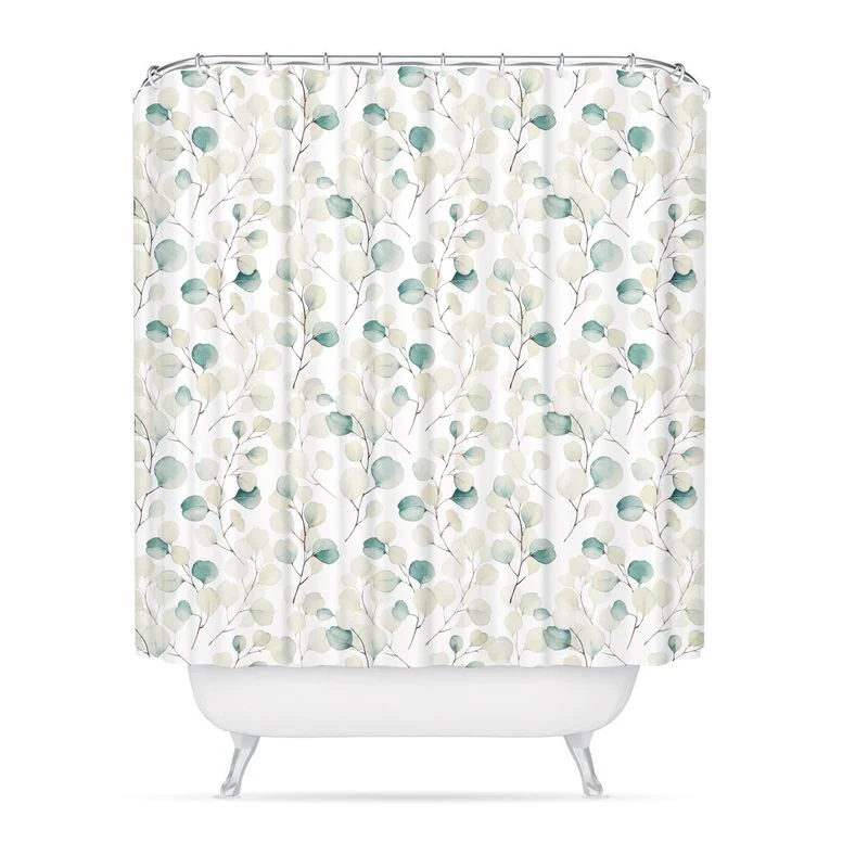 CORTINA BAÑO POLIESTER HOJA SOFT