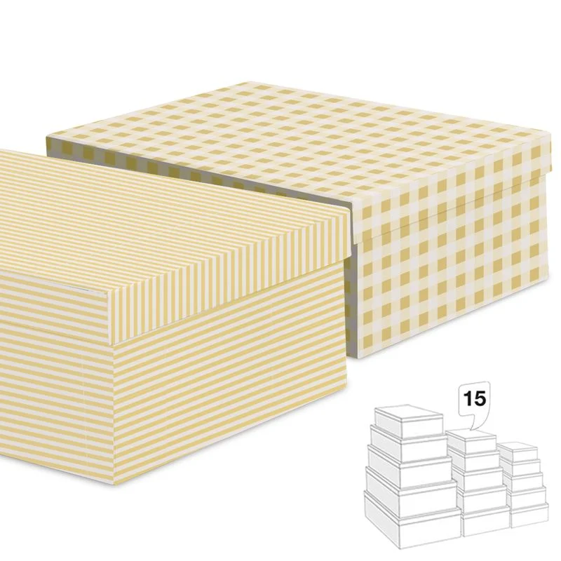 CAJAS BASICS AMARILLO