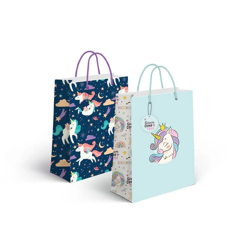 BOLSA PAPEL S UNICORNIO
