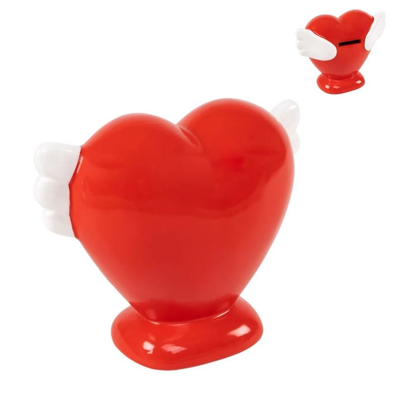 HUCHA CORAZON CON ALAS
