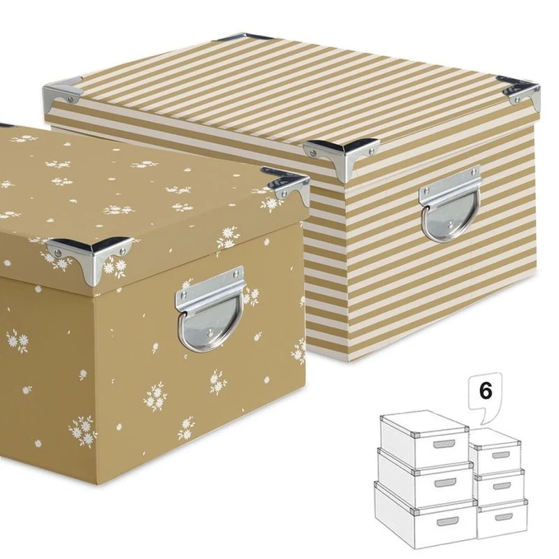 CAJAS CANTONERAS BASIC MOSTAZA