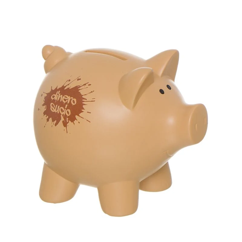 HUCHA CERDO DINERO SUCIO M