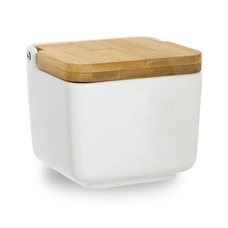 SALERO TAPA BAMBU BLANCO