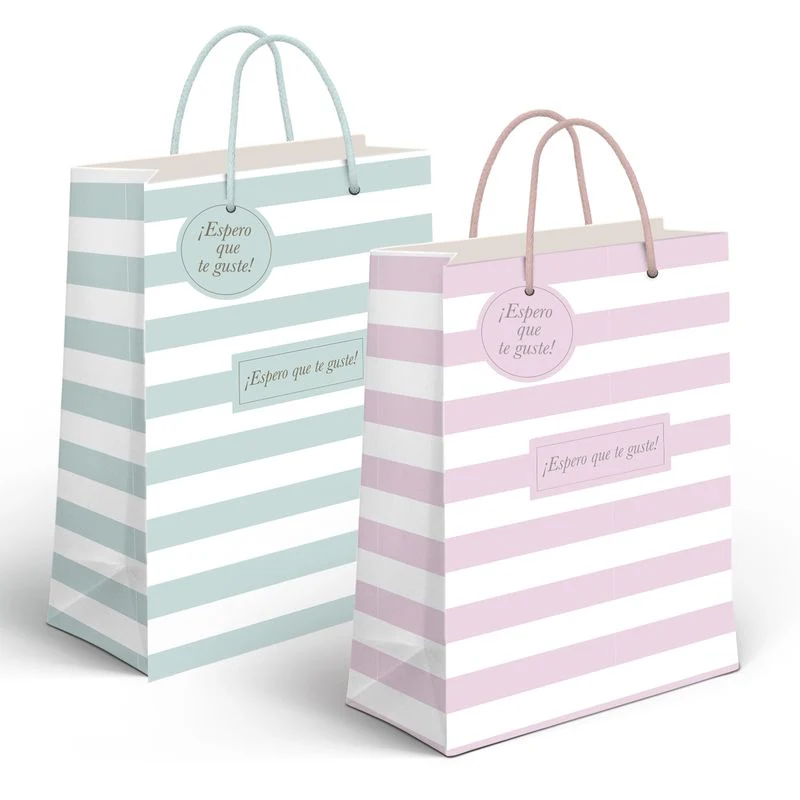 BOLSA PAPEL XL RAYAS