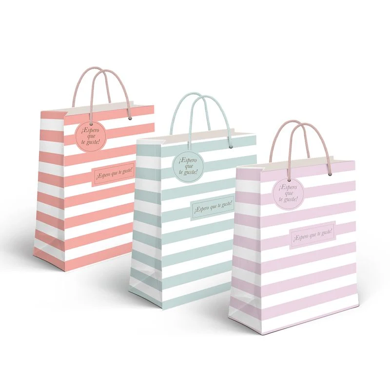 BOLSA PAPEL M RAYAS