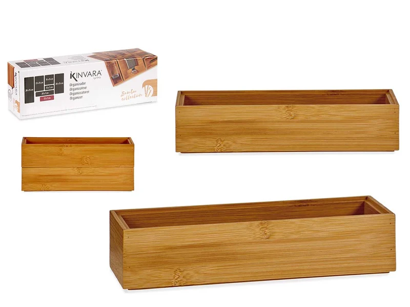 ORGANIZADOR BAMBU APILABLE 23X7CM