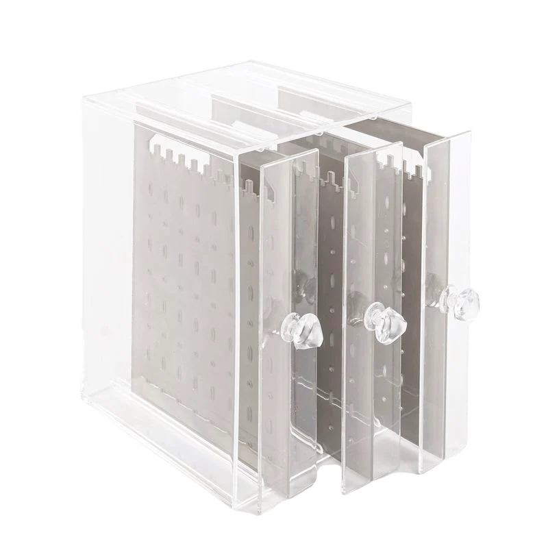 JOYERO VERTICAL 3 CAJONES GRIS