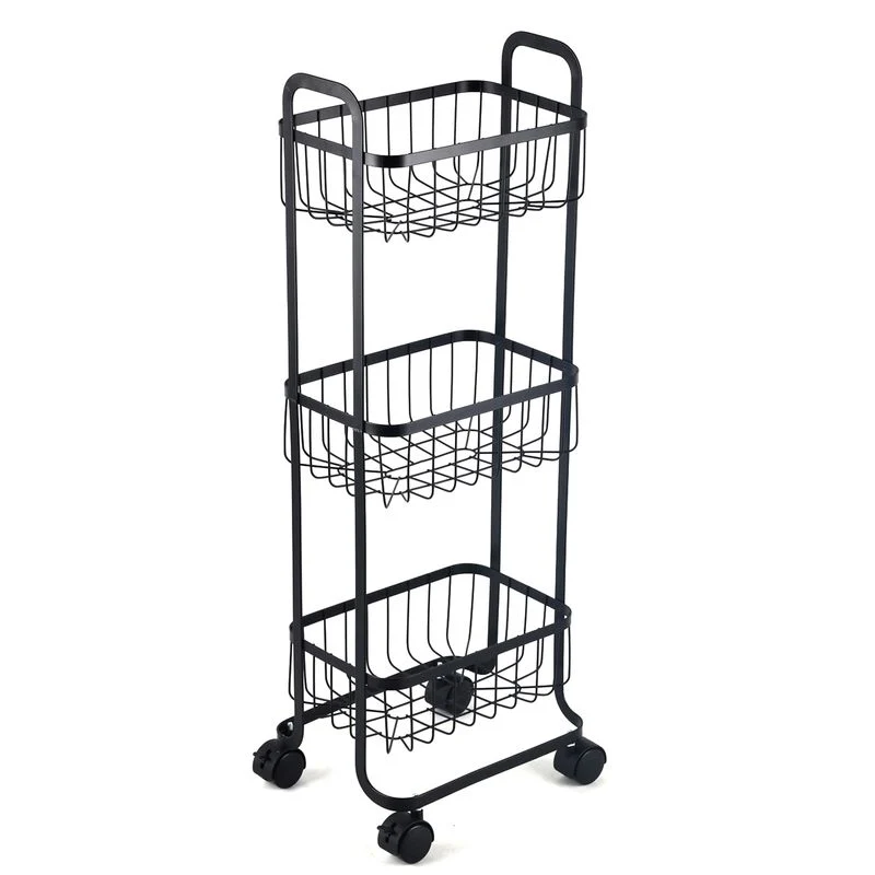 CARRO AUXILIAR METAL NEGRO