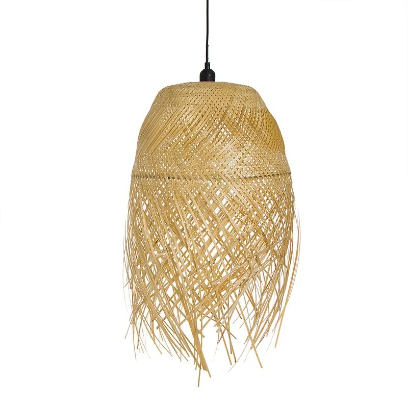 LAMPARA TECHO BAMBU
