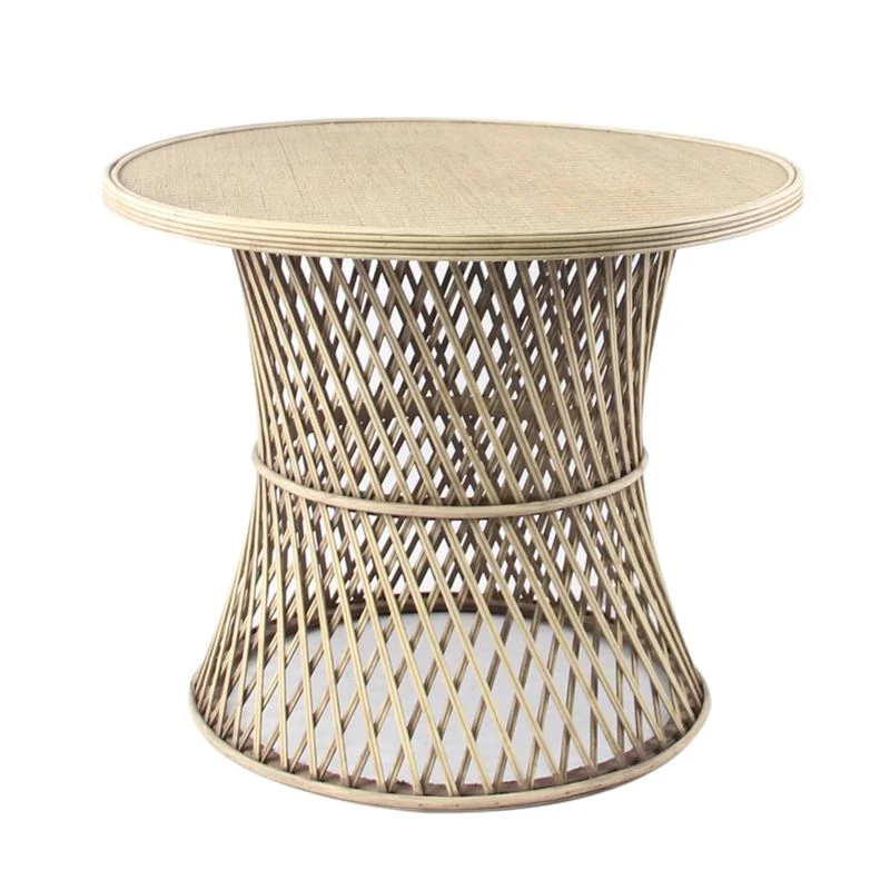 MESA AUXILIAR BAMBU Y RATAN