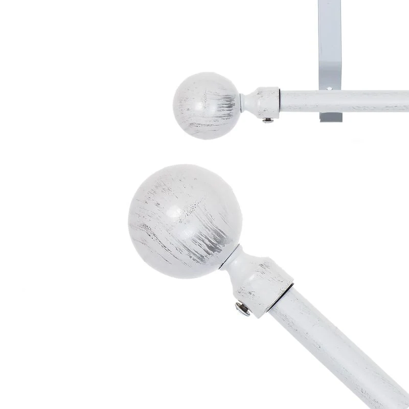 BARRA CORTINA 120-210 CM BLANCO