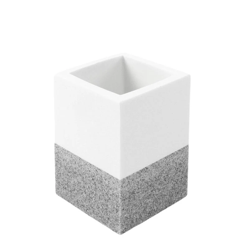 VASO BAÑO BICOLOR GRIS