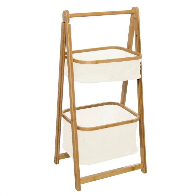 MUEBLE 2 CESTAS BAMBU NATURAL